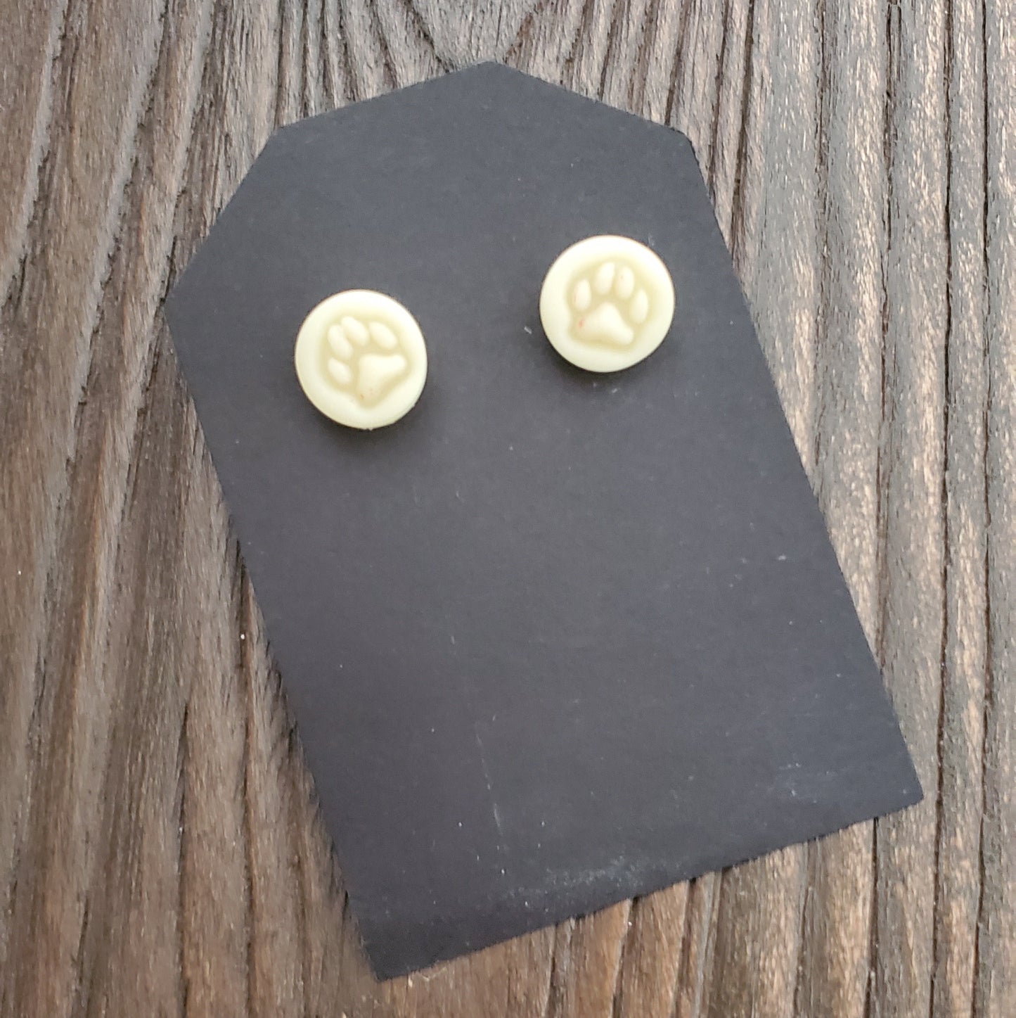 Sonny Boy Paw Print Studs (Donation)