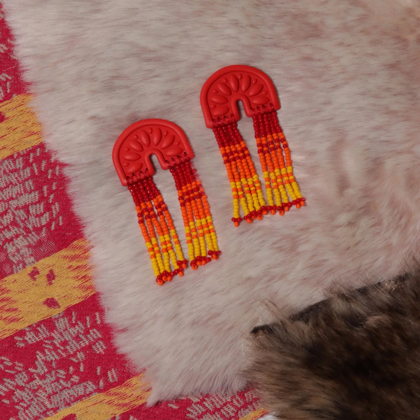 Red Gradient Arches