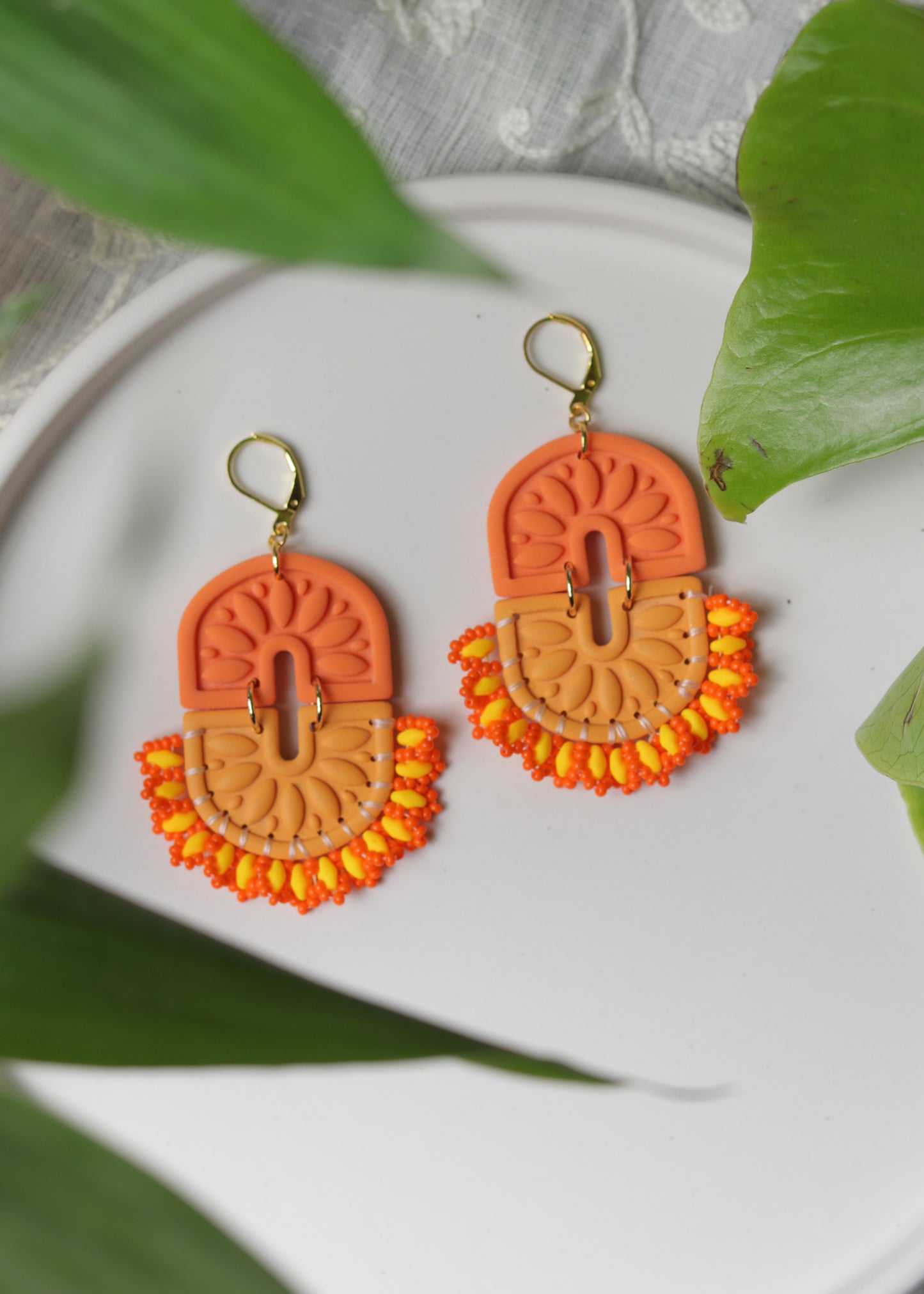 Orange Blooming Arches