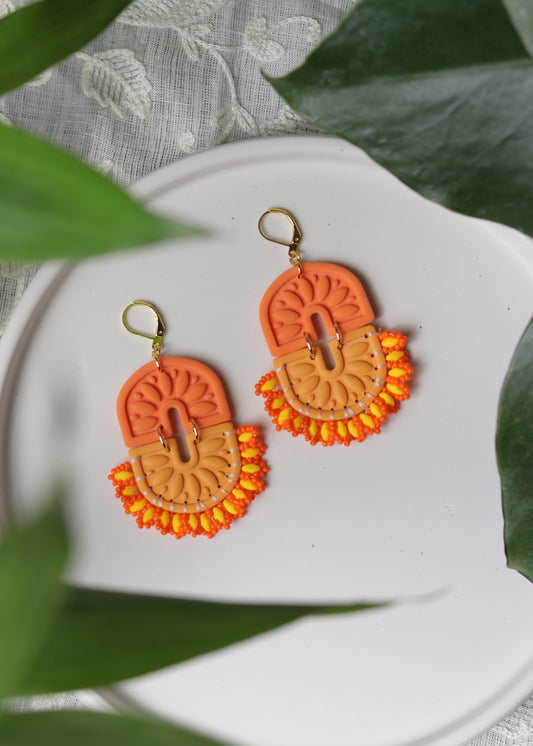 Orange Blooming Arches
