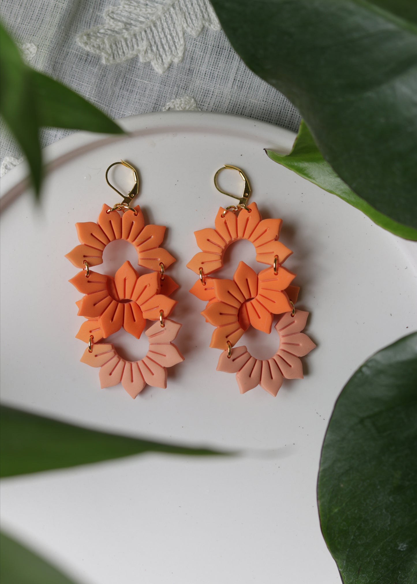 Orange Floral Links
