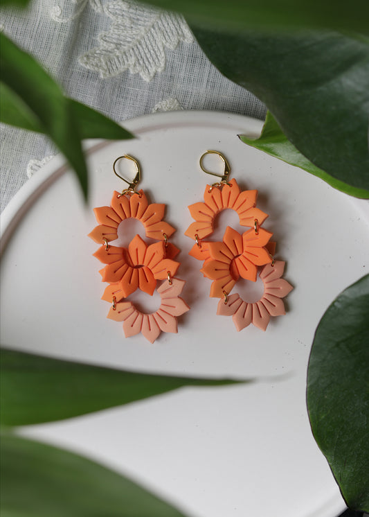 Orange Floral Links