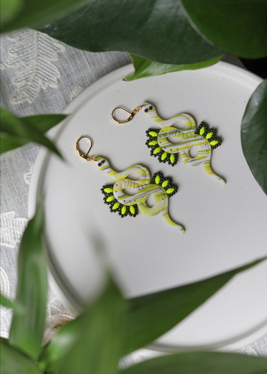 Neon Garden Snakes