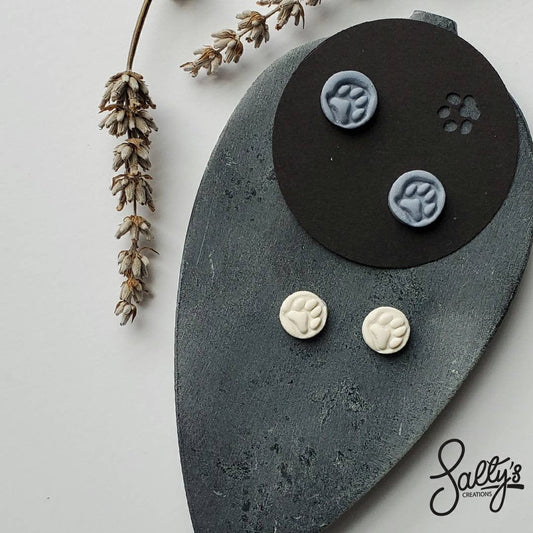 Sonny Boy Paw Print Studs (Donation)