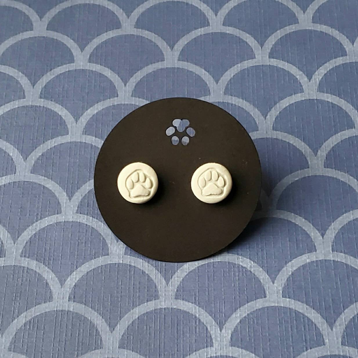 Sonny Boy Paw Print Studs (Donation)
