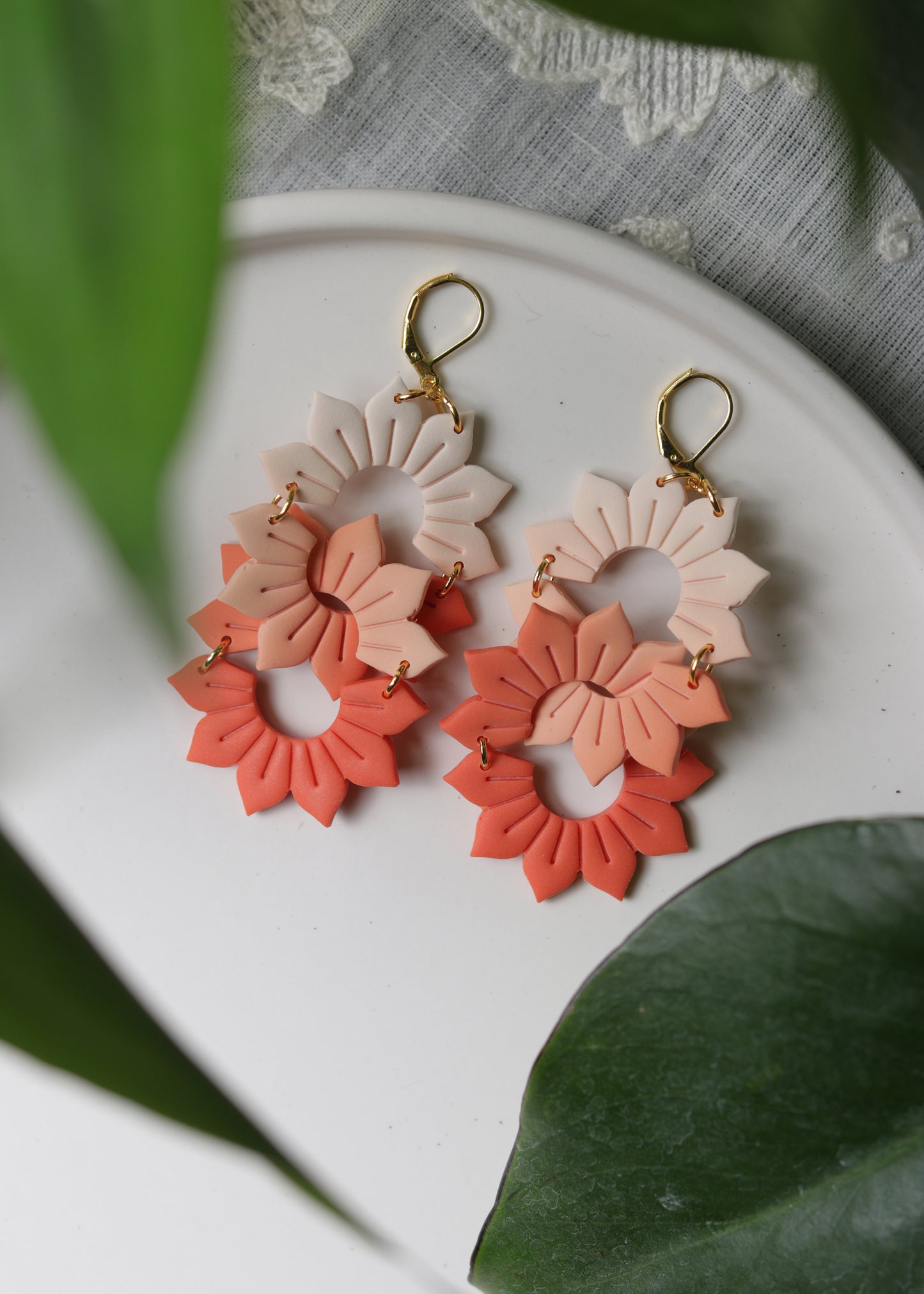 Creamsicle Floral Links