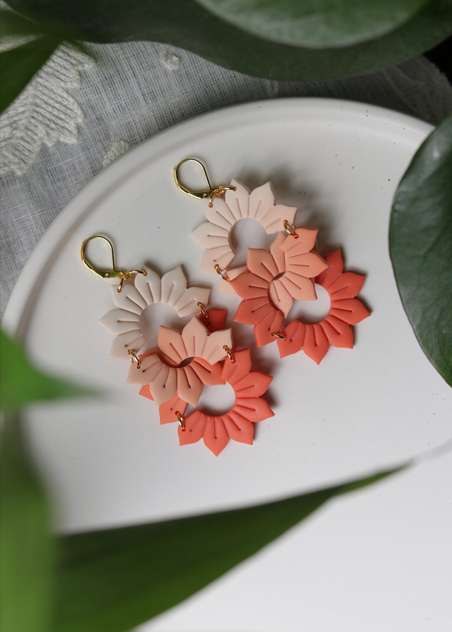 Creamsicle Floral Links